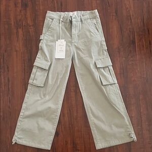 DL1961 Kids Cargo Pants in sage green